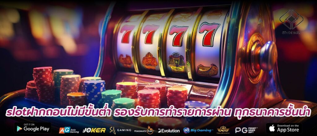 slotฝากถอนไม่มีขั้นต่ำ รองรับการทำรายการผ่าน ทุกธนาคารชั้นนำ